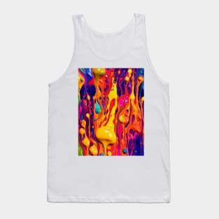 Abstract paint splats Tank Top